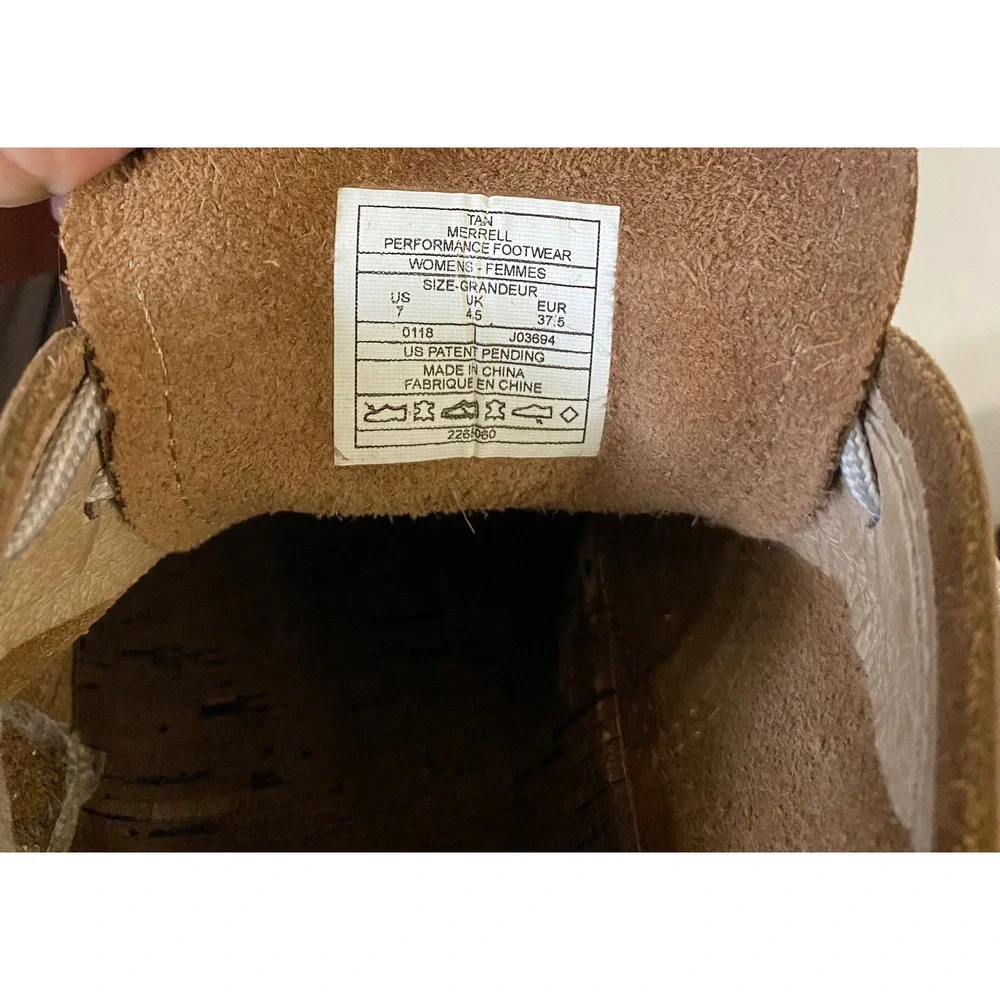 Merrell leather lace